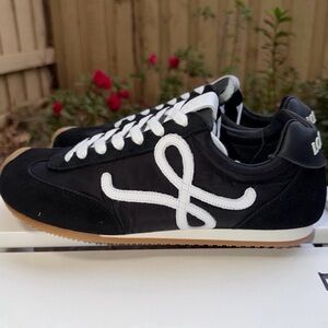 Loewe Black and White Sneakers Size 9